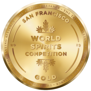 Ganador 2019 Medalla de Oro, San Francisco World Spirits Competition, California, USA.