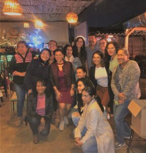 Mujeres del Mezcal y Maguey de Oaxaca con el chef Alex Ruiz.