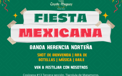 Grito de la Independencia de México celebrada con mezcales oaxaqueños.